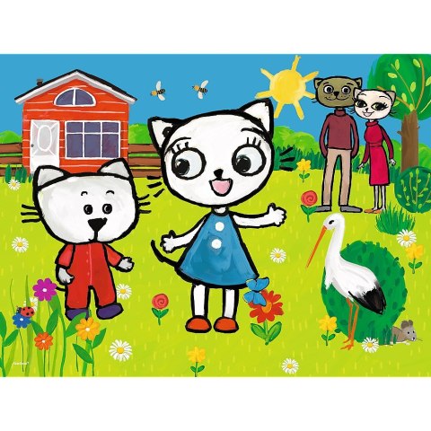 PUZZLE 30 ELEMENTS THE ADVENTURES OF KICIA CAT TREFL 182643