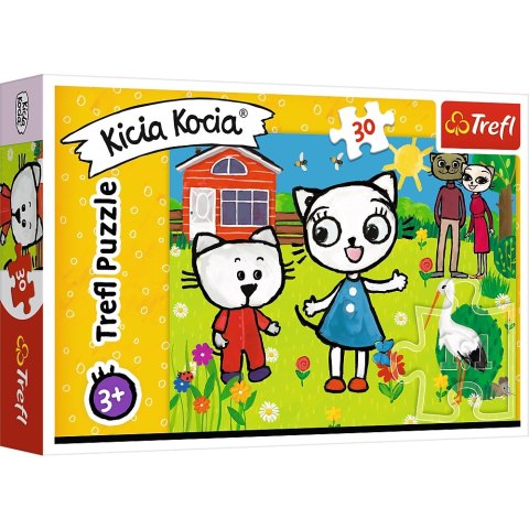 PUZZLE 30 ELEMENTS THE ADVENTURES OF KICIA CAT TREFL 182643