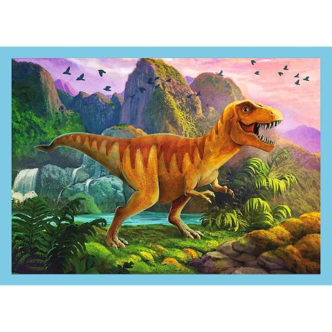 PUZZLE 4IN1 TREFL UNIQUE DINOSAURS PUD TREFL 34609 TR