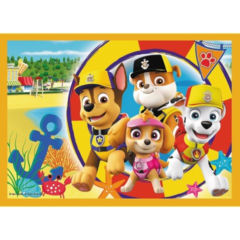 PUZZLE 4IN1 HOLIDAY PAW PATROL PUD TREFL 34395