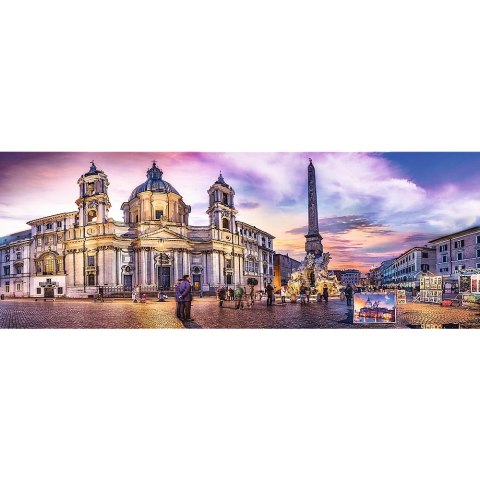 PUZZLE 500 PIECES PIAZZA NAVONA ROME TREFL 29501