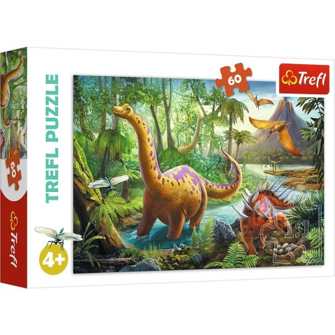 PUZZLE 60 PIECES DINOSAURS JOURNEY TREFL 17319 TR