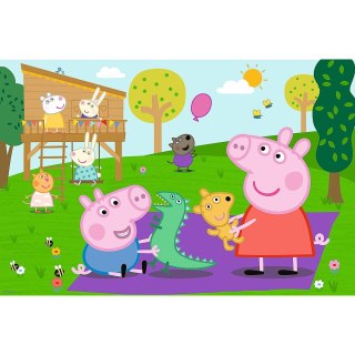 PUZZLE 60 pcs. PEPPA PLAYING WITH BROTHER PUD TREFL 50011 TREF TREFL