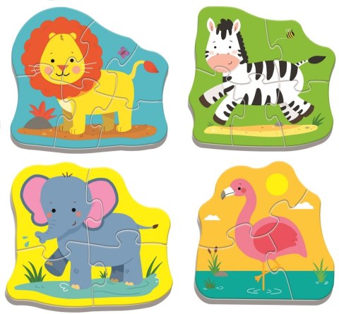 Animals on Safari - Baby Puzzle