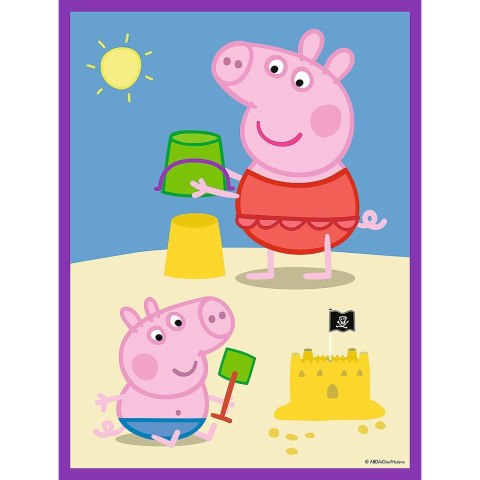 PUZZLE BABY MAXI 2X10EL. CLEAR DAY PEPPA TREFL 43001 TREF TREFL