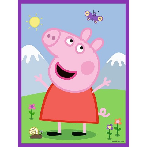 PUZZLE BABY MAXI 2X10EL. CLEAR DAY PEPPA TREFL 43001 TREF TREFL