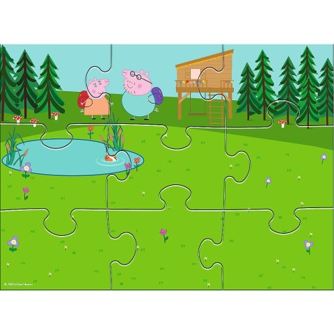 MAGNETIC PUZZLE 9 PCS. PLAY CARDS PEPPY PUD TREFL 93164 TREF TREFL