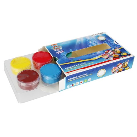 FINGER PAINTS 6 COLORS 40ML PAW PATROL STARPAK STARPAK