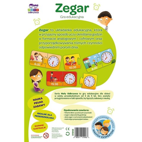 CLOCK GAME LITTLE EXPLORER 01948 TREFL