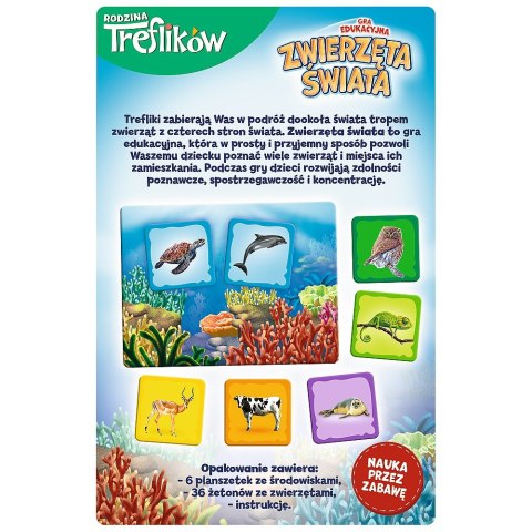 GAME ANIMALS WORLD TREFLIK FAMILY PUD TREFL 02337 TREF