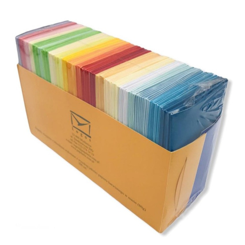 Business card envelopes 100x56mm - mix of colors - Pack of 200