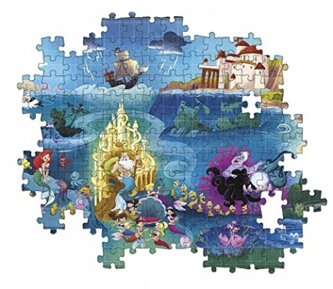 PUZZLE 1000 PIECES MAPS THE LITTLE MERMAID CLEMENTONI 39664 CLEMENTONI