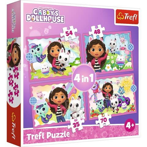 PUZZLE 4IN1 ADVENTURES OF GABI TREFL 34620 TR TREFL