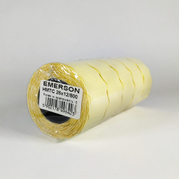 Labeller tape - HMTC white wave A5 - 26x12/800 - Emerson