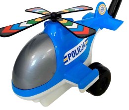 TOY TO PUSH HELICOPTER POLICE 50CM MACHINE