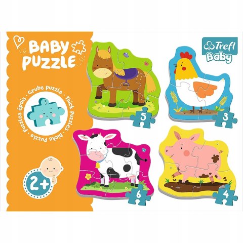 Animals in the countryside - Puzzle Baby