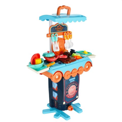 KITCHEN WITH ACCESSORIES TRAIN 2IN1 MEGA CREATIVE 481470