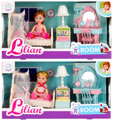 12CM DOLL WITH ACCESSORIES BEDROOM MEGA CREATIVE 482427