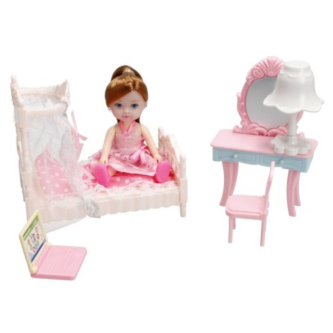 12CM DOLL WITH ACCESSORIES BEDROOM MEGA CREATIVE 482427