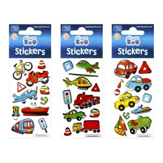 STICKER 6X18 CM SILVER CAR STICKER BOO 237274