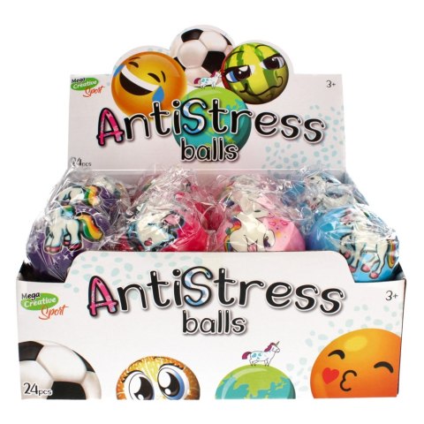 ANTISTRESS BALL UNICORN 7CM MEGA CREATIVE 459754