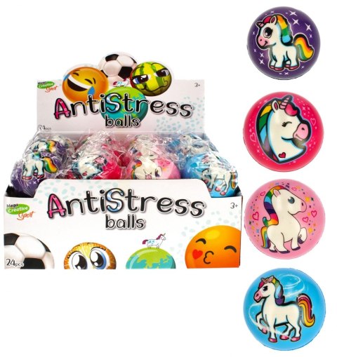 ANTISTRESS BALL UNICORN 7CM MEGA CREATIVE 459754