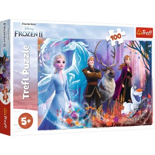 PUZZLE 100 PIECES MAGIC FROZEN TREFL 16366