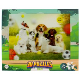 3D PUZZLE 100 PIECES DOGS 286610