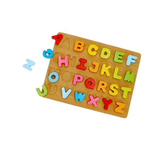 WOODEN PUZZLE 27 ELEMENTS ALPHABE MEGA CREATIVE 435865