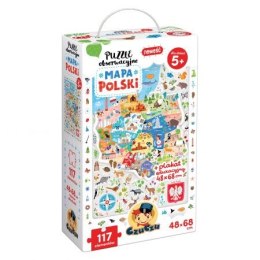 EDUCATIONAL PUZZLE MAP OF POLAND 490968 CZU CZU