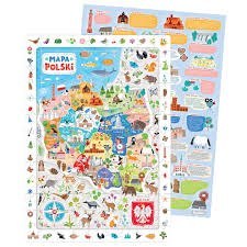 EDUCATIONAL PUZZLE MAP OF POLAND 490968 CZU CZU