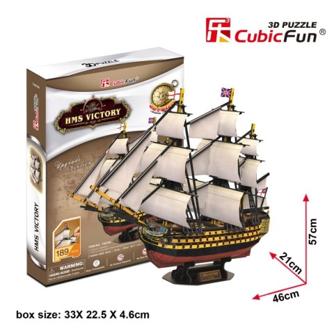 3D puzzle HMS Victory sailing ship