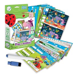 EDUCATIONAL GAME WITH MARKER WRITE AND ERASE 3-5 YEARS OLD ROTER KAFER RK1020-02