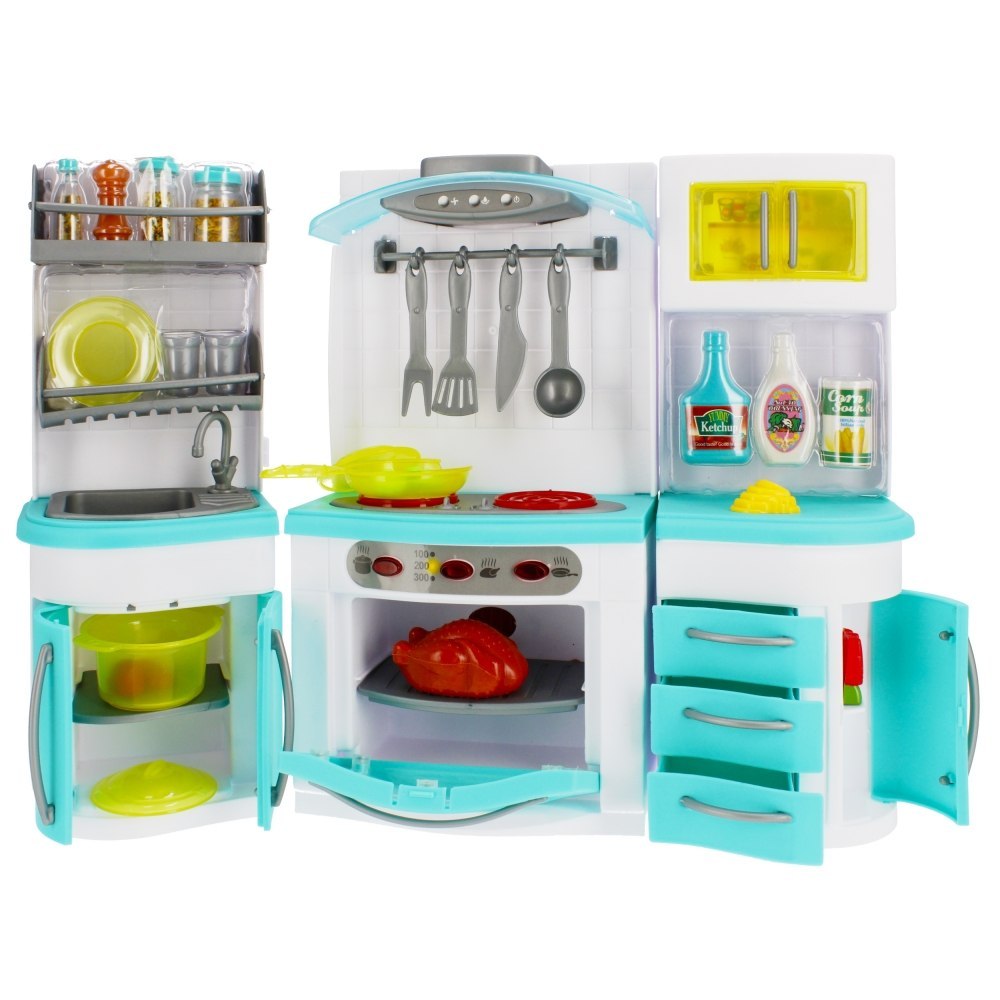 DOLL FURNITURE KITCHEN WITH ACCESSORIES MEGA CREATIVE 481579