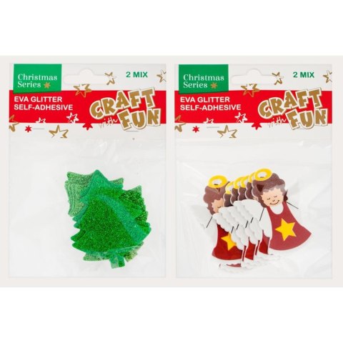 FOAM STICKERS CHRISTMAS ANGELS CRAFT WITH FUN 439583