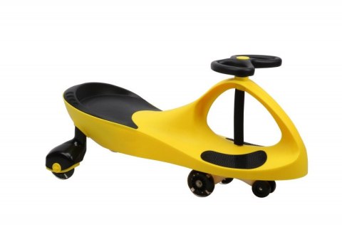 Gravity Rider Swing Car model 8097 LED rubber wheels yellow-black