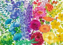 2D Puzzle Large Format Flower Rainbow 300 pieces