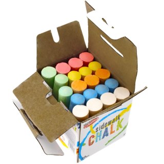 CHALK FOR WRITING ON THE STAND MIX OF COLORS 20PCS MEGA CREATIVE 476652