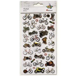 BIG STICKERS MOTORCYCLES, BIKES TITANUM CRAFT-FUN SERIES