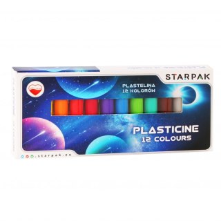 PLASTICIN 12 COLORS SPACE STARPAK 472911
