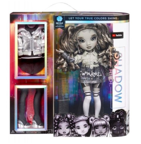 Doll RAINBOW HIGH Shadow High Nicole Steel grey