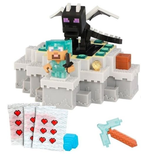 Set with a Treasure X Minecraft Cave's & Cliffs Dragon figure