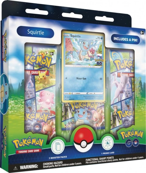 Pokémon GO Pin Collection Cards - Squirtle