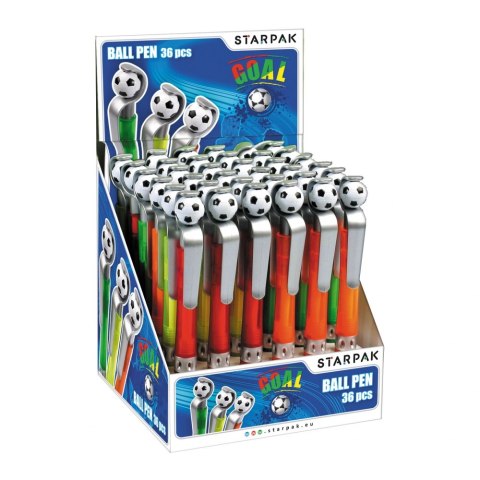 AUTOMATIC BALL PEN GOAL 36 PCS STARPAK 252596