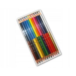 TWO-SIDED PENCILS 24 COLORS TRIANGULAR SHARPER ASTRA 312113001