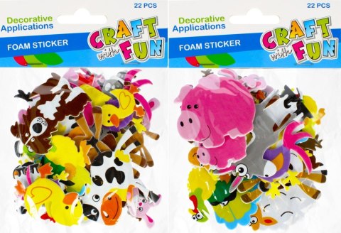 FOAM STICKERS SELF-ADHESIVE PETS CRAFT WITH FUN 463445