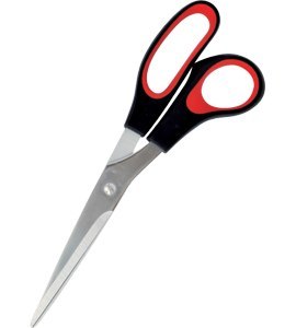 SOFT GRAND GR-6850 SOFT HANDLE SCISSORS 8.5 21.5 CM LEFT-HANDED B/C