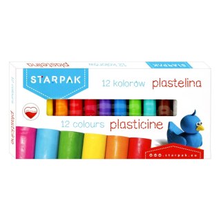 PLASTICIN 12 COLORS STARPAK 450917