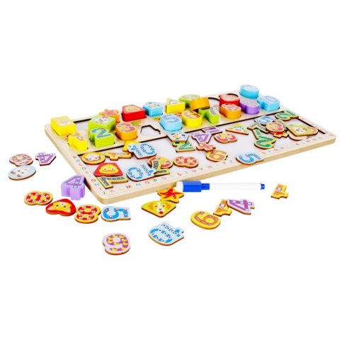 EDUCATIONAL WOODEN BOARD 3IN1 MEGA CREATIVE 482320