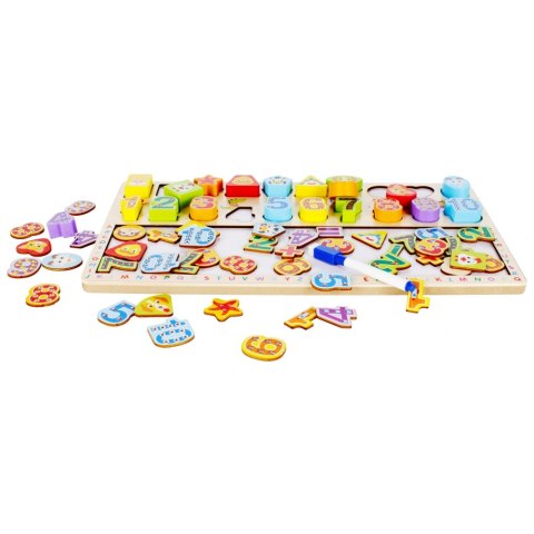 EDUCATIONAL WOODEN BOARD 3IN1 MEGA CREATIVE 482320